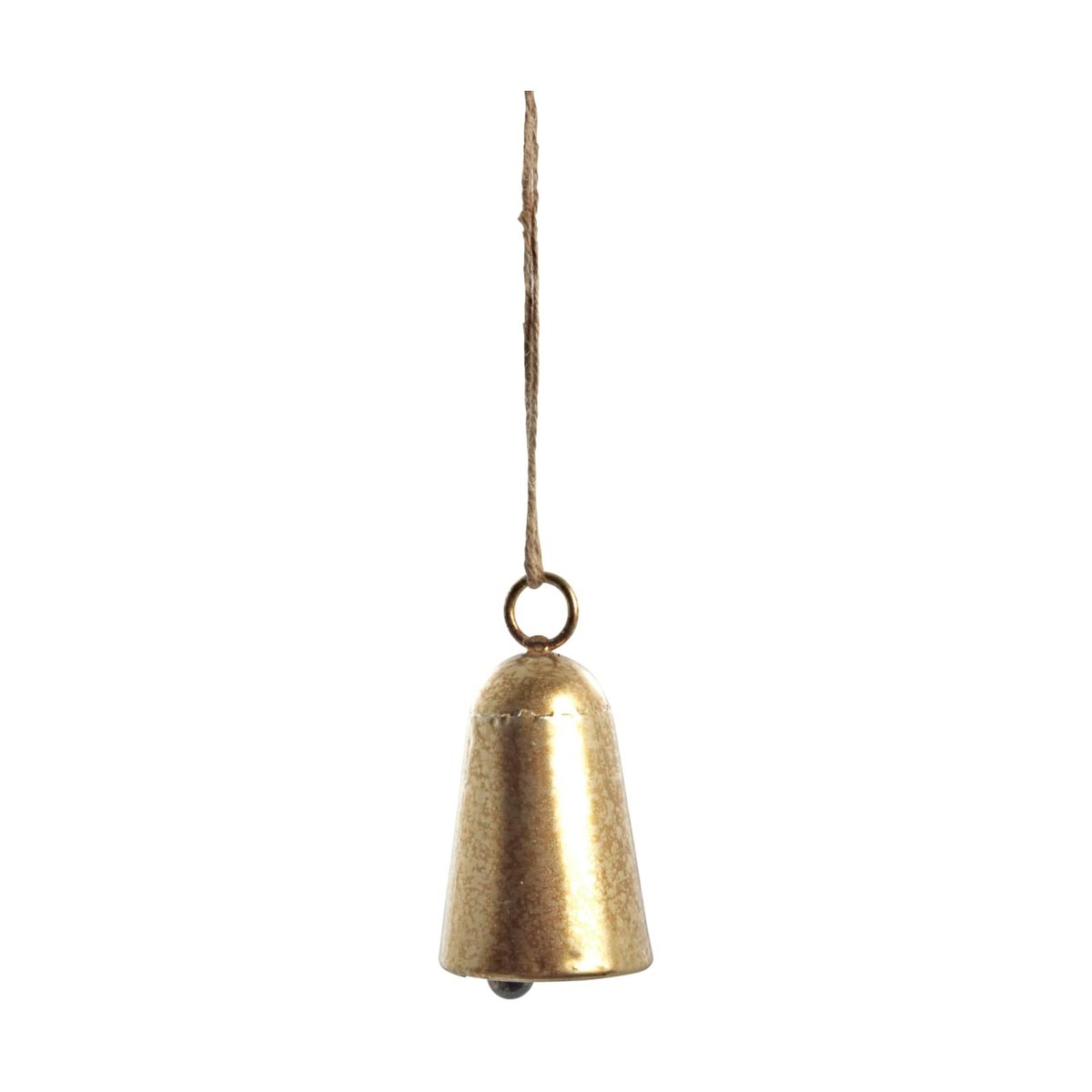 Lene Bjerre Missia bell 10 cm Light gold | Scandinavian Design | Decorative accessories | Gold-coloured