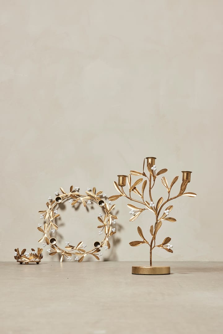Missia candle sticks 34 cm, Light gold Lene Bjerre