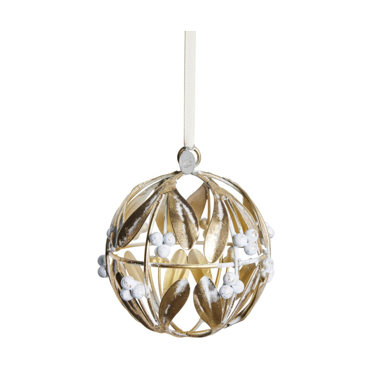 Lene Bjerre Missia Christmas bauble o12 cm Light gold