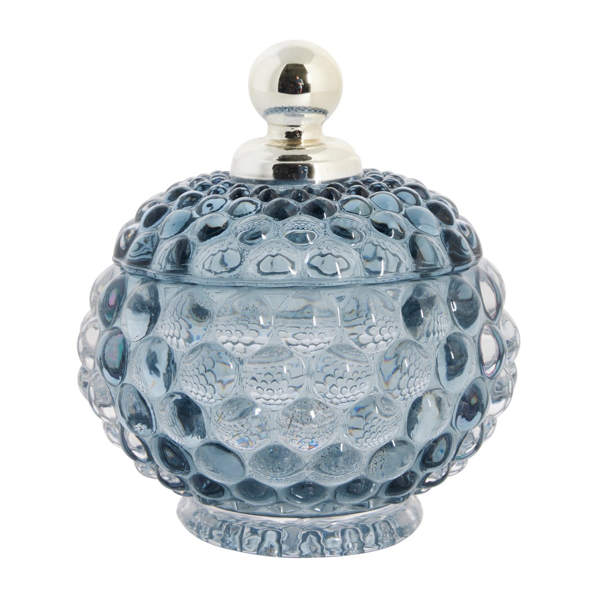 Lene Bjerre Miya storage jar with lid o10 cm Blue | Scandinavian Design | Boxes & jars | Blue