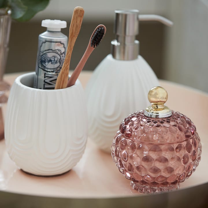 Miya storage jar with lid Ø10 cm, Misty rose Lene Bjerre