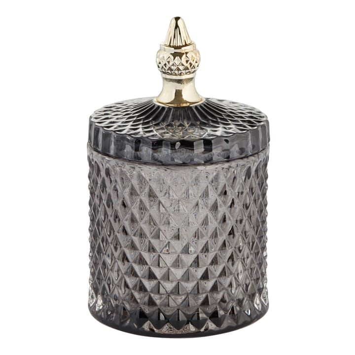 Miya storage jar with lid Ø10.5 cm - Dark grey - Lene Bjerre