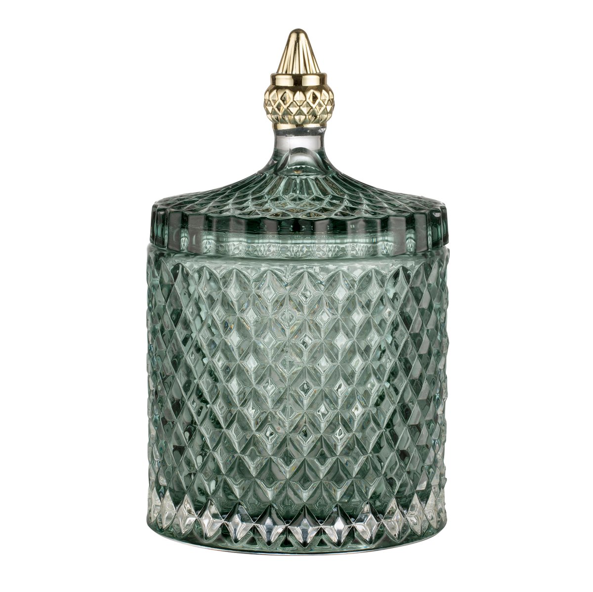 Lene Bjerre Miya storage jar with lid o10.5 cm Green