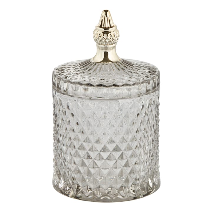 Miya storage jar with lid Ø10.5 cm - Light grey - Lene Bjerre