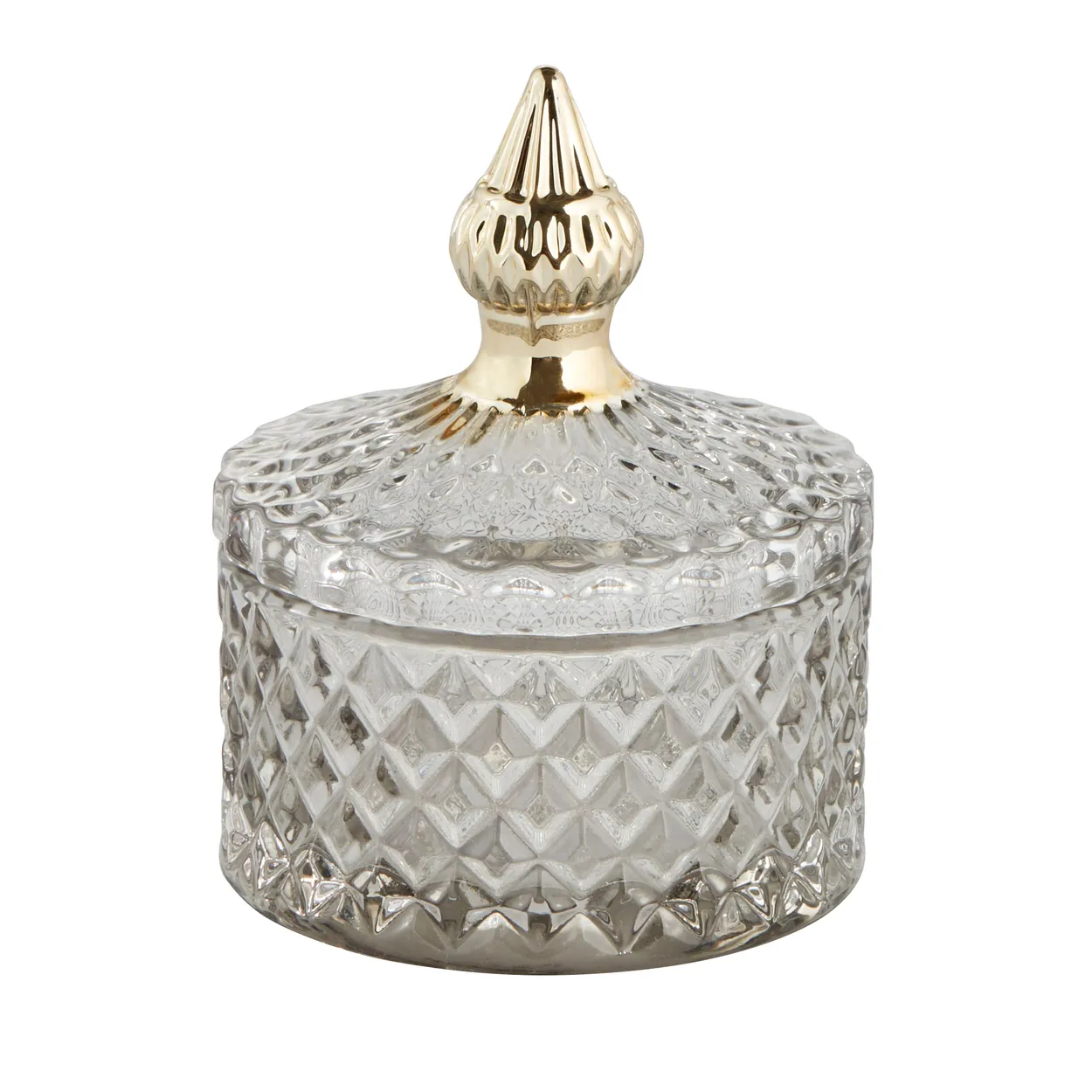 Lene Bjerre Miya storage jar with lid o8.5 cm Light grey