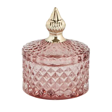 Miya storage jar with lid Ø8.5 cm - Misty rose - Lene Bjerre