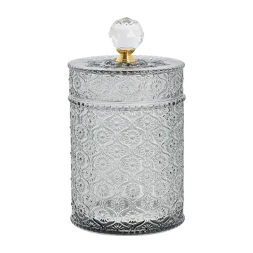 Miyelle storage jar with lid Ø10 cm - Grey - Lene Bjerre