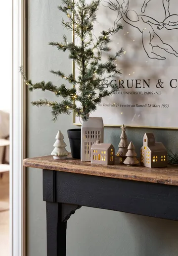 Mythel LED tree decoration detail - Beige, 7x7xH17.2 cm - Lene Bjerre
