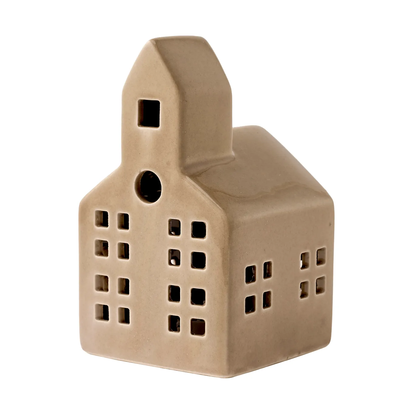 Mythel tealight holder, Beige, 8.7x8.5x14.2 cm Lene Bjerre