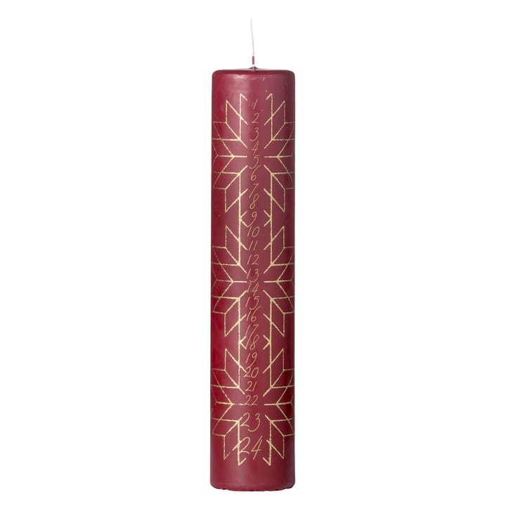 Nordic advent candle cm - Pomegranate-gold - Lene Bjerre