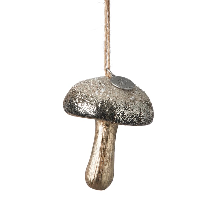 Nordic mushroom ornament - Gold - Lene Bjerre