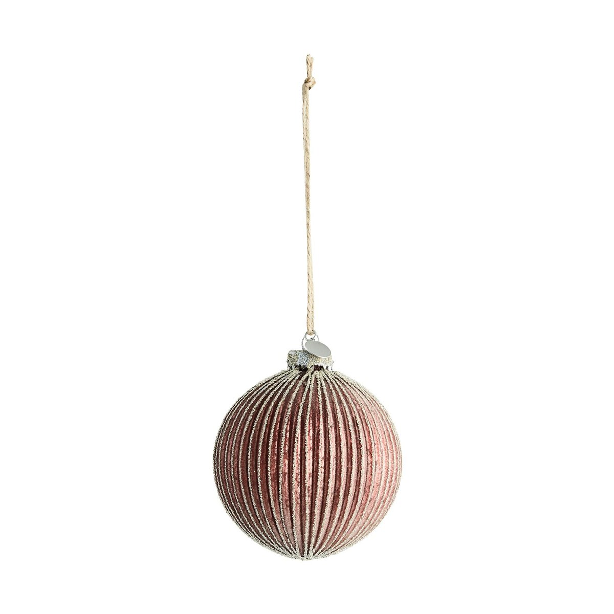 Lene Bjerre Norille Christmas bauble Ø11 cm Pomegranate, ribbed