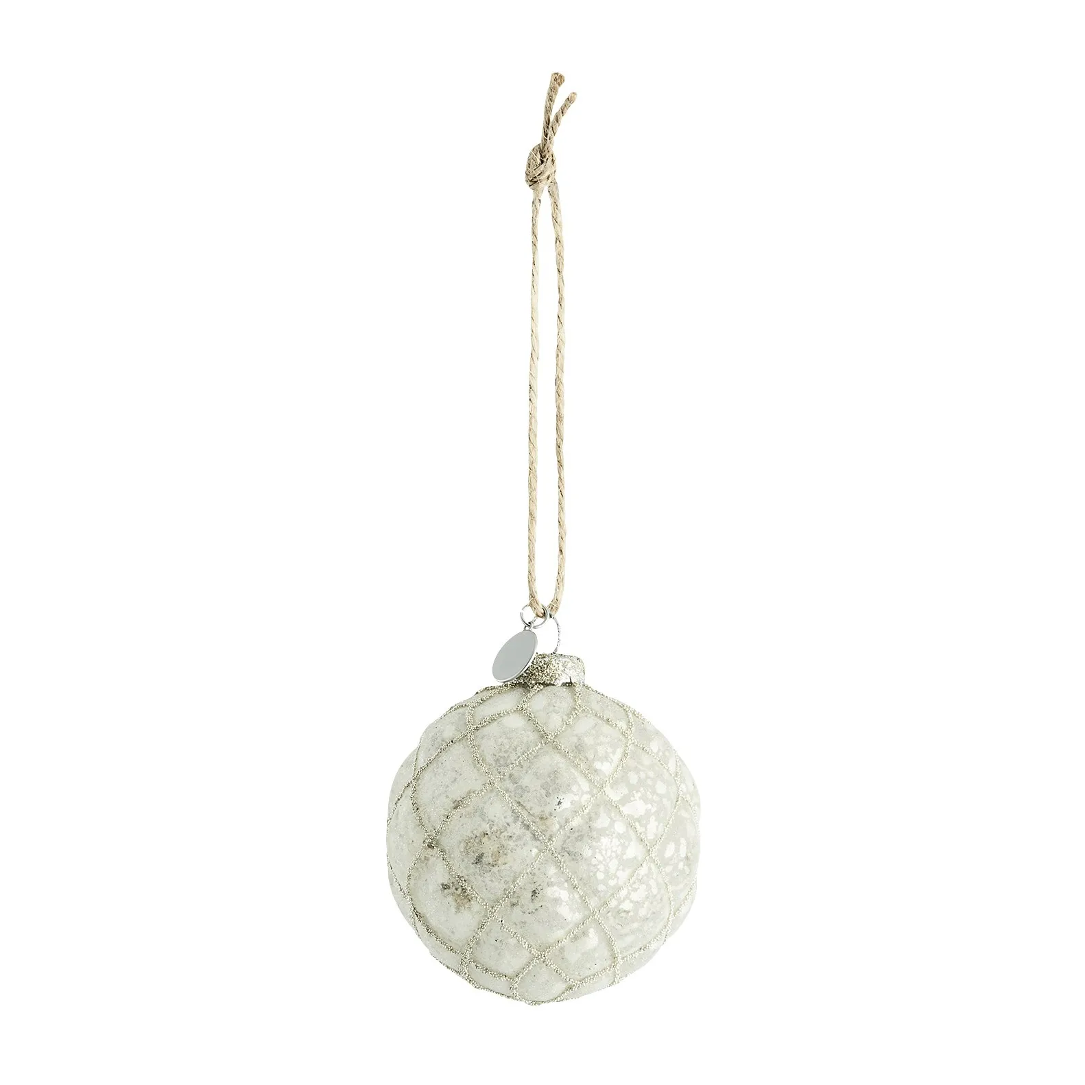 Norille Christmas bauble Ø8 cm, Off white Lene Bjerre