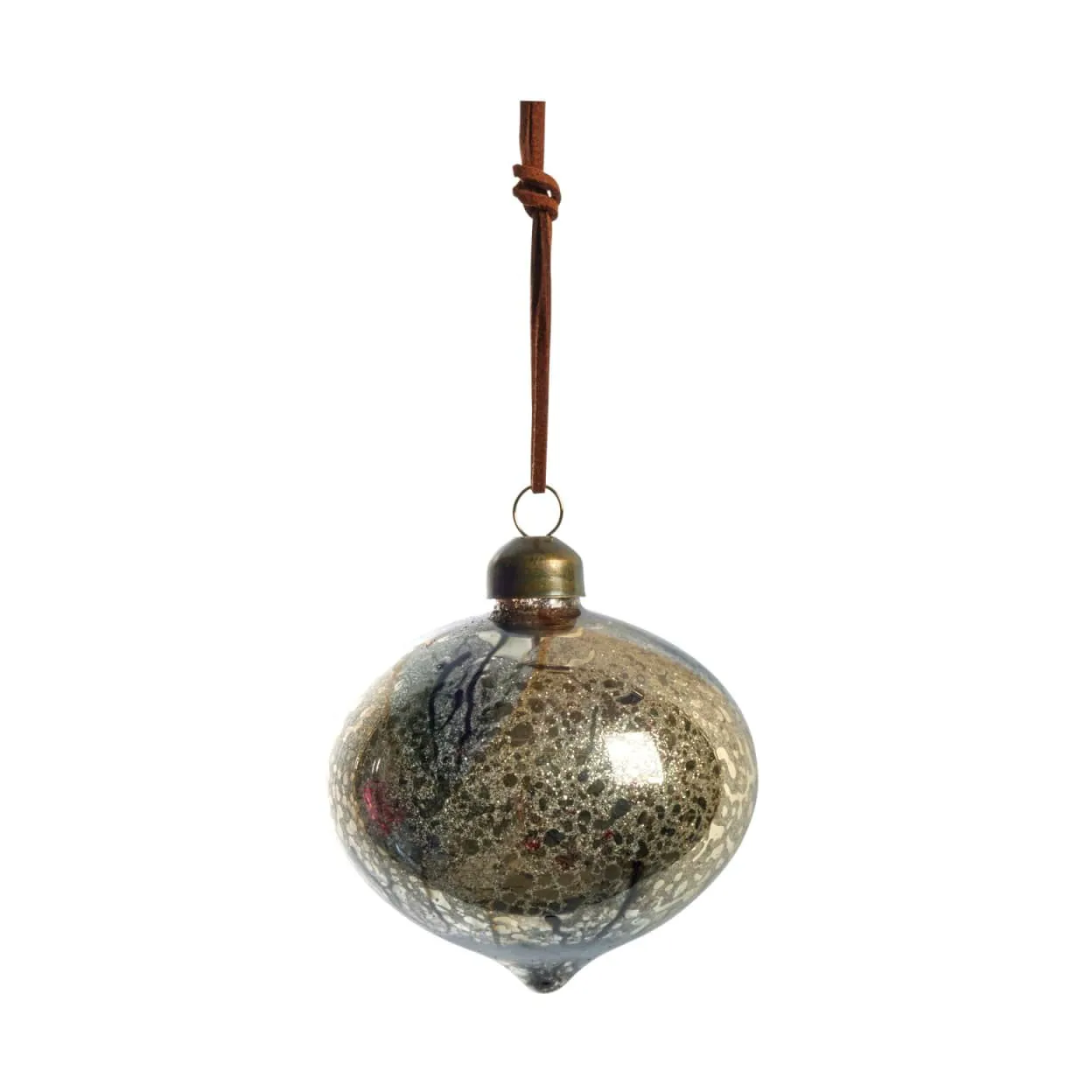 Lene Bjerre Nosille Christmas tree bauble 10 cm Silver-gold