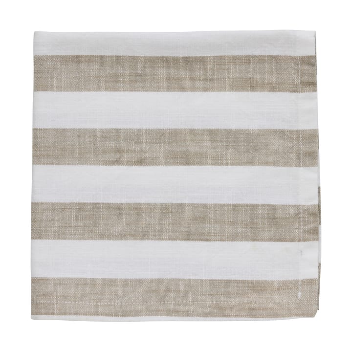 Olivia cotton napkin 40x40 cm - Off white-linen - Lene Bjerre