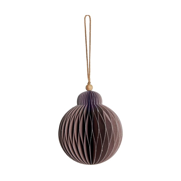 Paline decorative hanger Ø10 cm - Dark rose-silver - Lene Bjerre