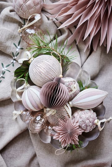 Palisia decoration star Ø40 cm - Dark rose - Lene Bjerre