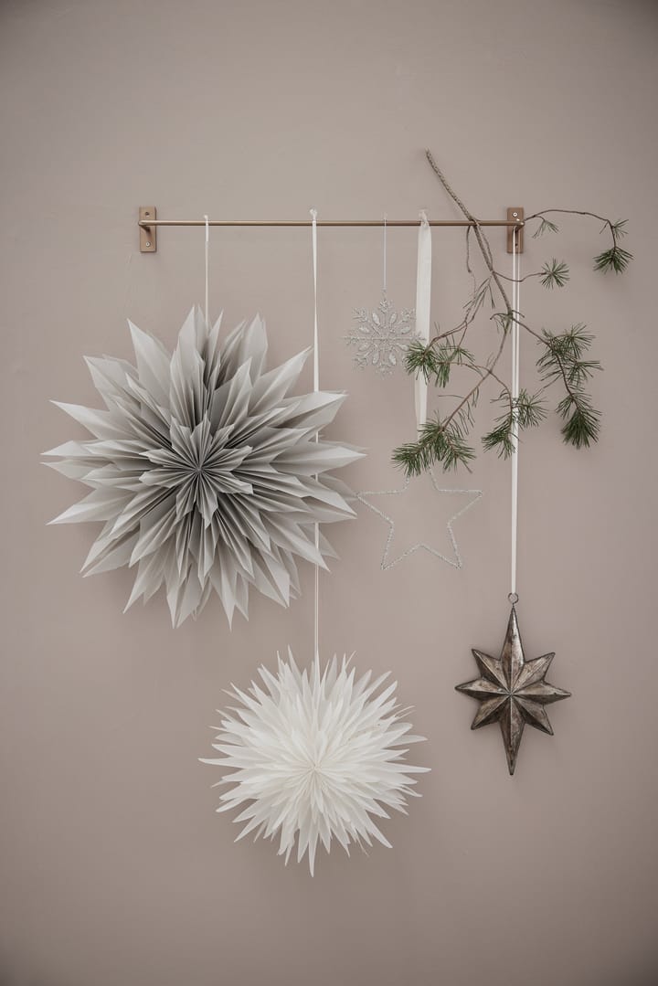 Palisia decoration star Ø60 cm, Light grey Lene Bjerre