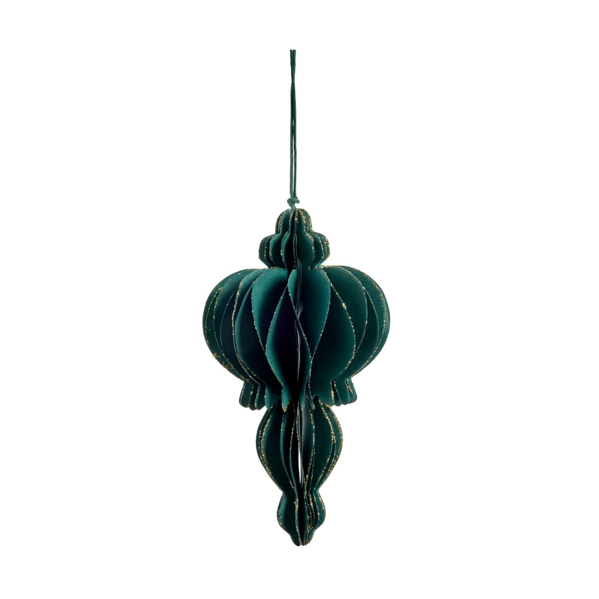 Lene Bjerre Pappia Christmas tree decoration 15 cm Dark green