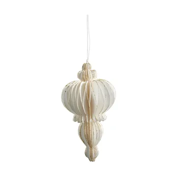 Pappia Christmas tree decoration 15 cm - White - Lene Bjerre