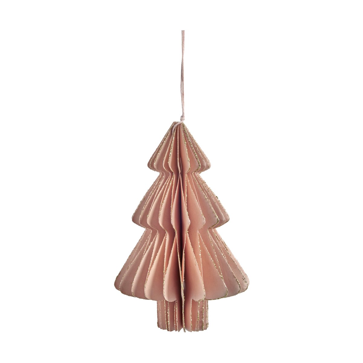 Lene Bjerre Pappia Christmas tree decoration fir tree 15 cm Rose