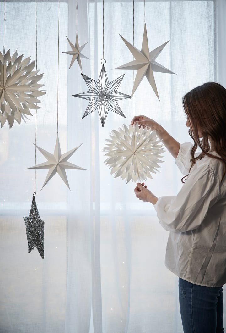 Pappia snowflake 30 cm, white Lene Bjerre