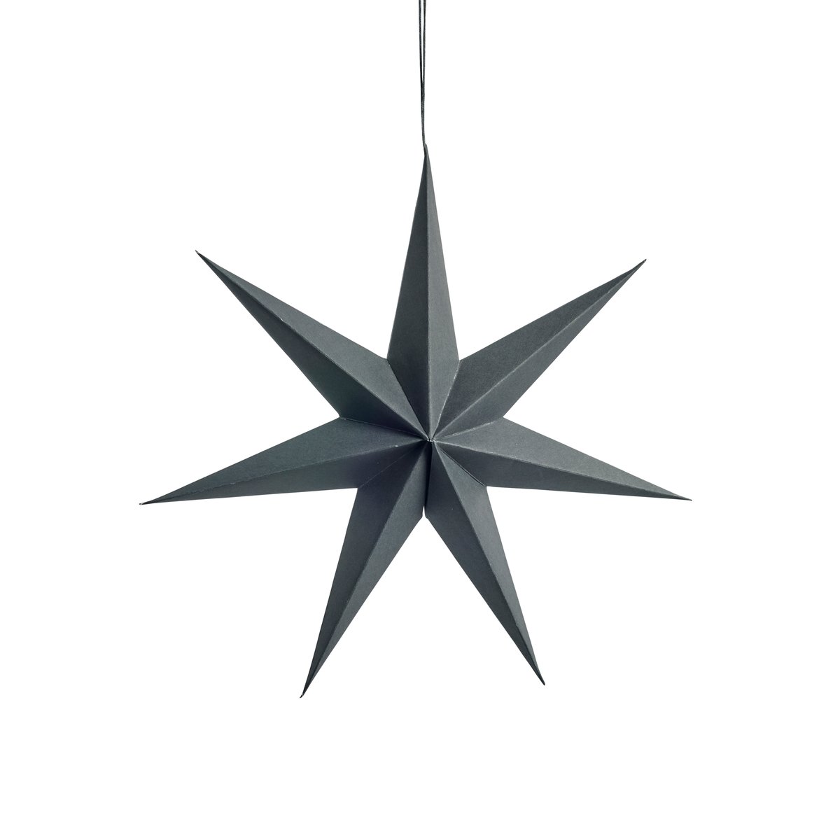 Lene Bjerre Pappia star 30 cm Dark grey | Scandinavian Design | Decorative accessories | Grey