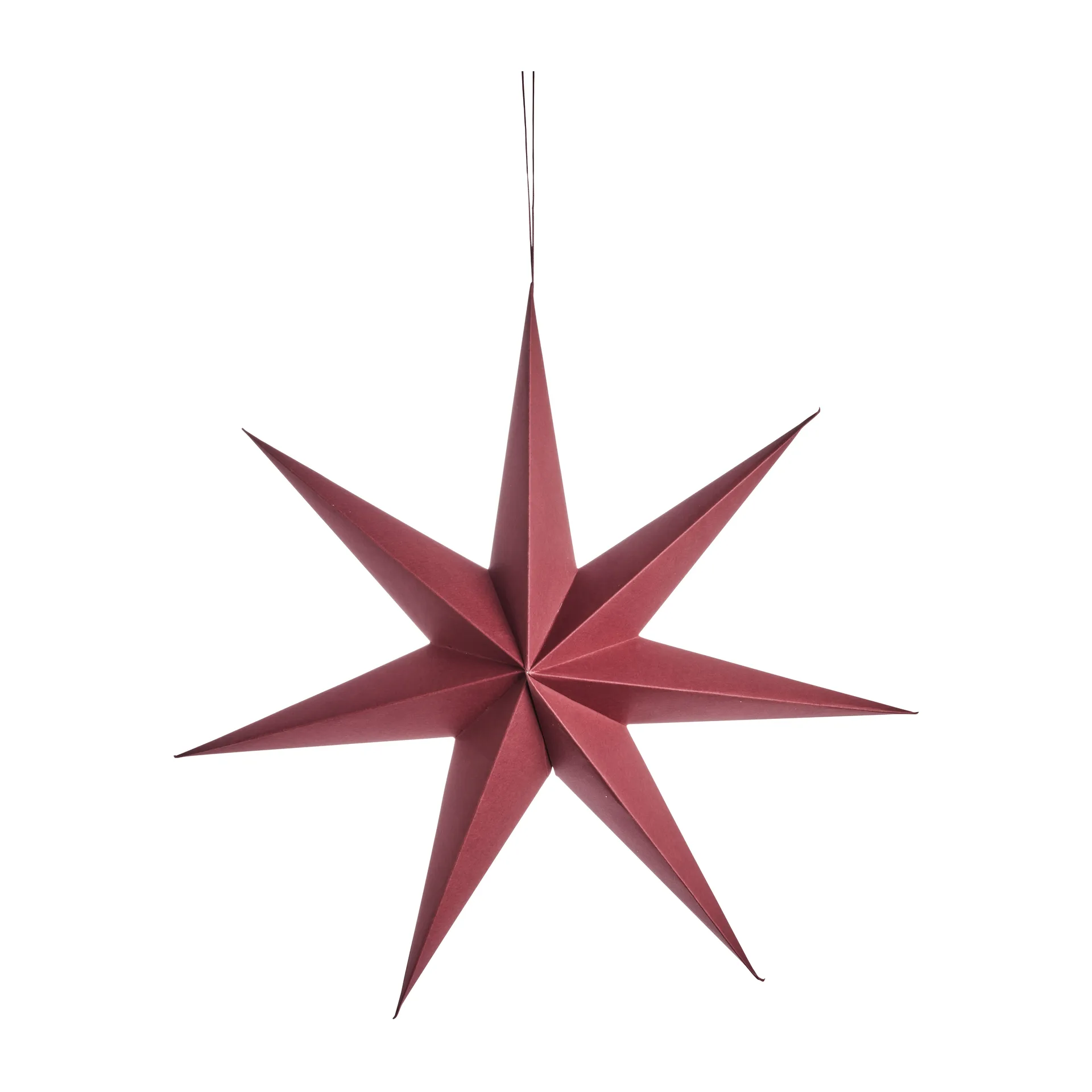 Pappia star 40 cm, pomegranate Lene Bjerre