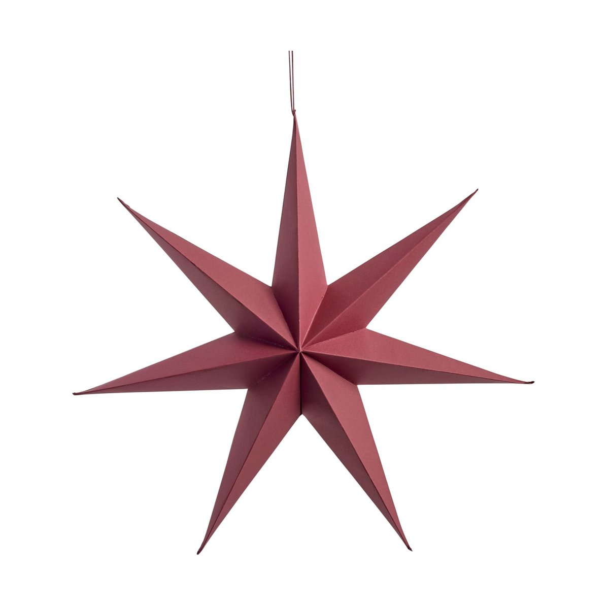Lene Bjerre Pappia star 40 cm Pomegranate | Scandinavian Design | Christmas decorations | Purple