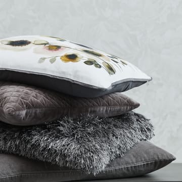 Poppy cushion 50x50 cm - white-dark grey - Lene Bjerre
