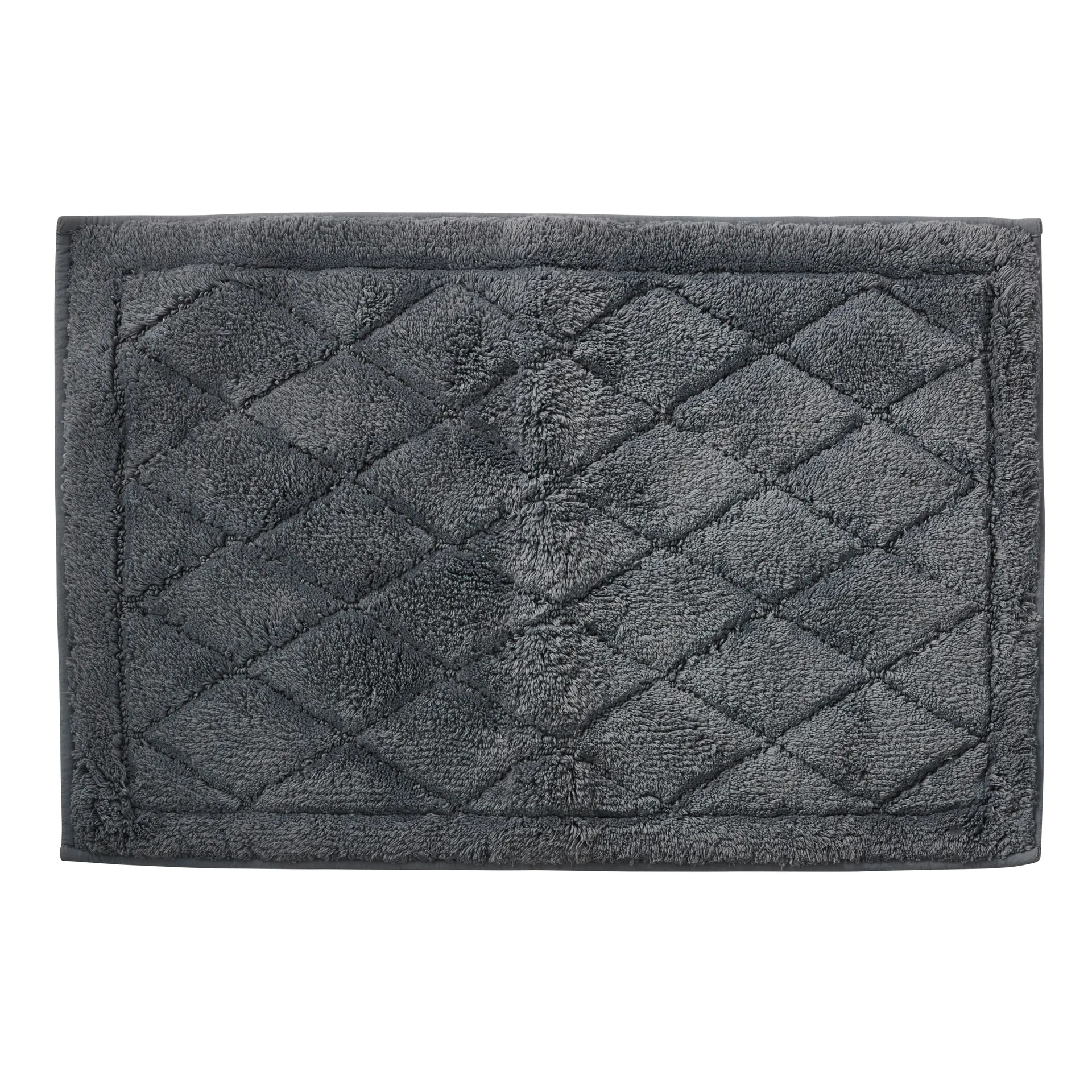 Portia bathroom mat 60x90 cm, Dark grey Lene Bjerre