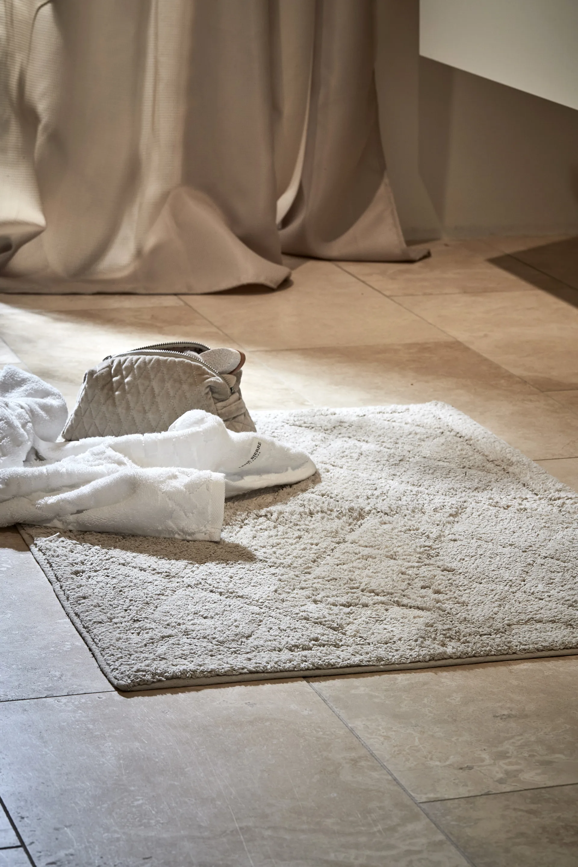 Portia bathroom mat 60x90 cm, Linen Lene Bjerre