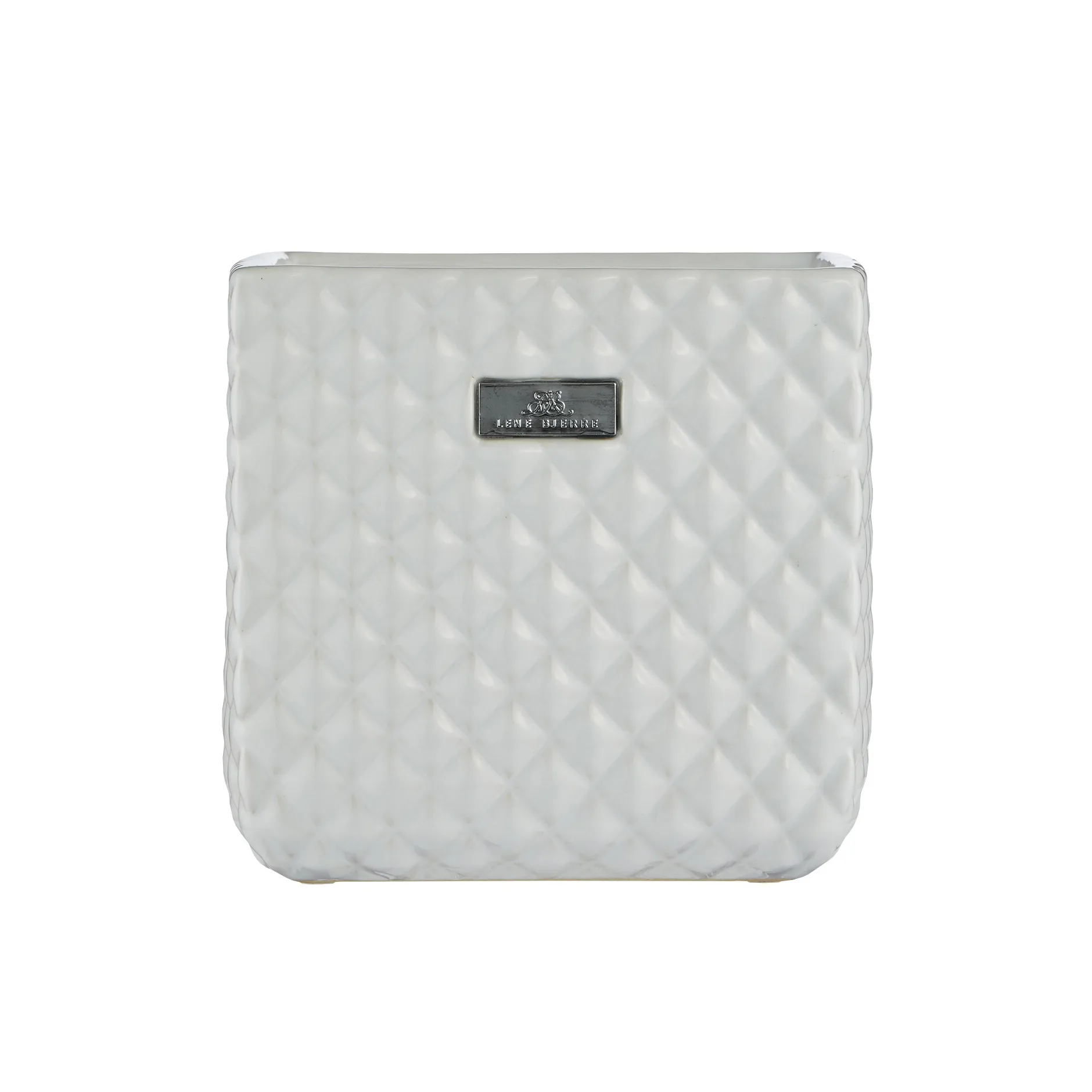 Portia flower pot 19 cm, white Lene Bjerre