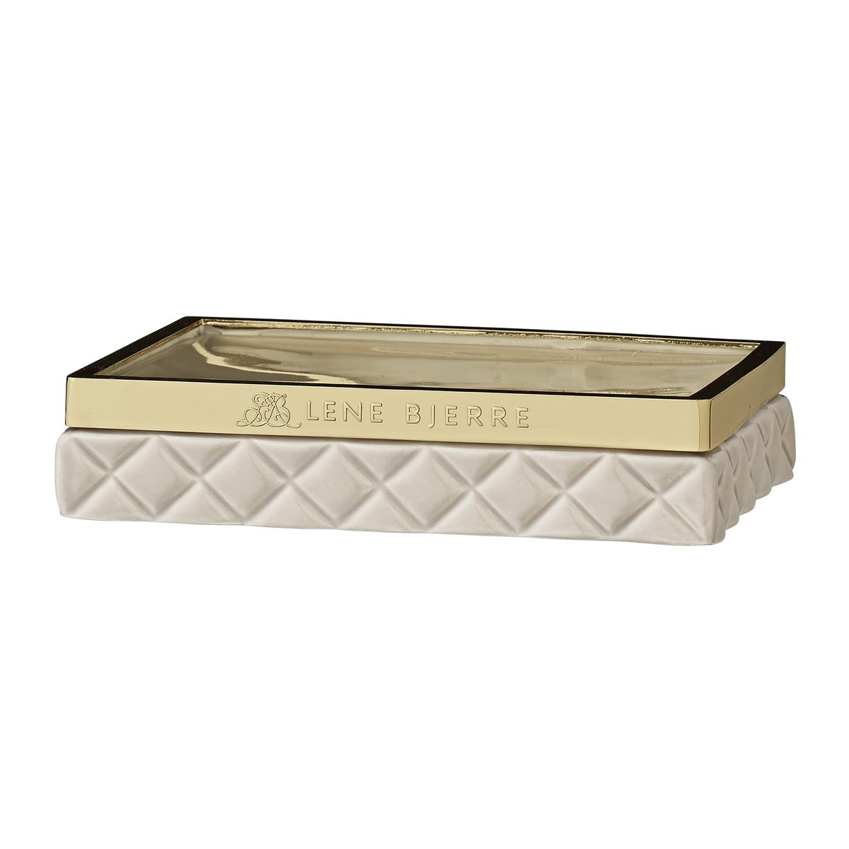 Lene Bjerre Portia soap dish camel-gold | Scandinavian Design | Soap dispensers & dishes | Beige