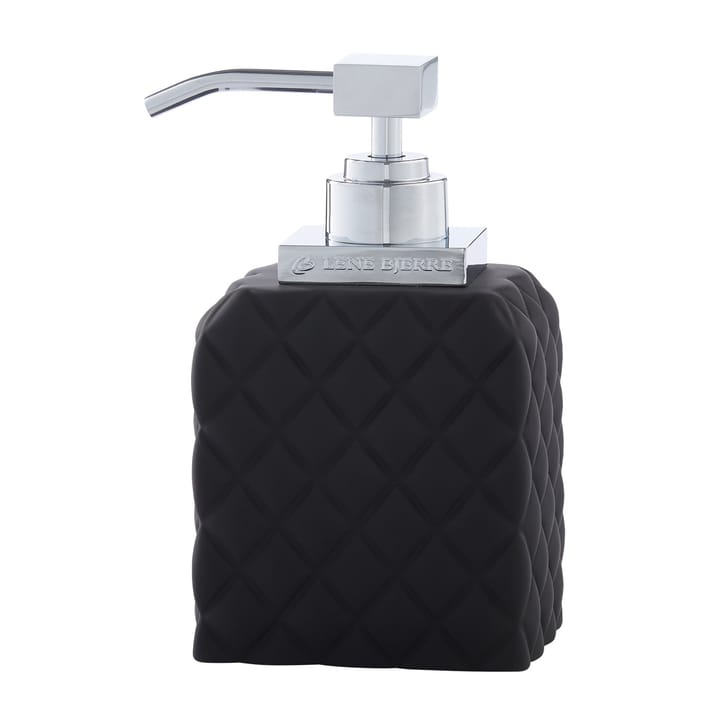 Portia soap dispenser - Black-silver - Lene Bjerre