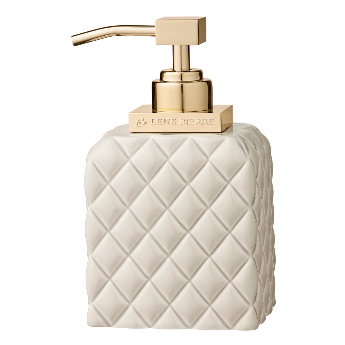 Lene Bjerre Portia soap camel-gold | Scandinavian Design | Soap dispensers & dishes | Beige