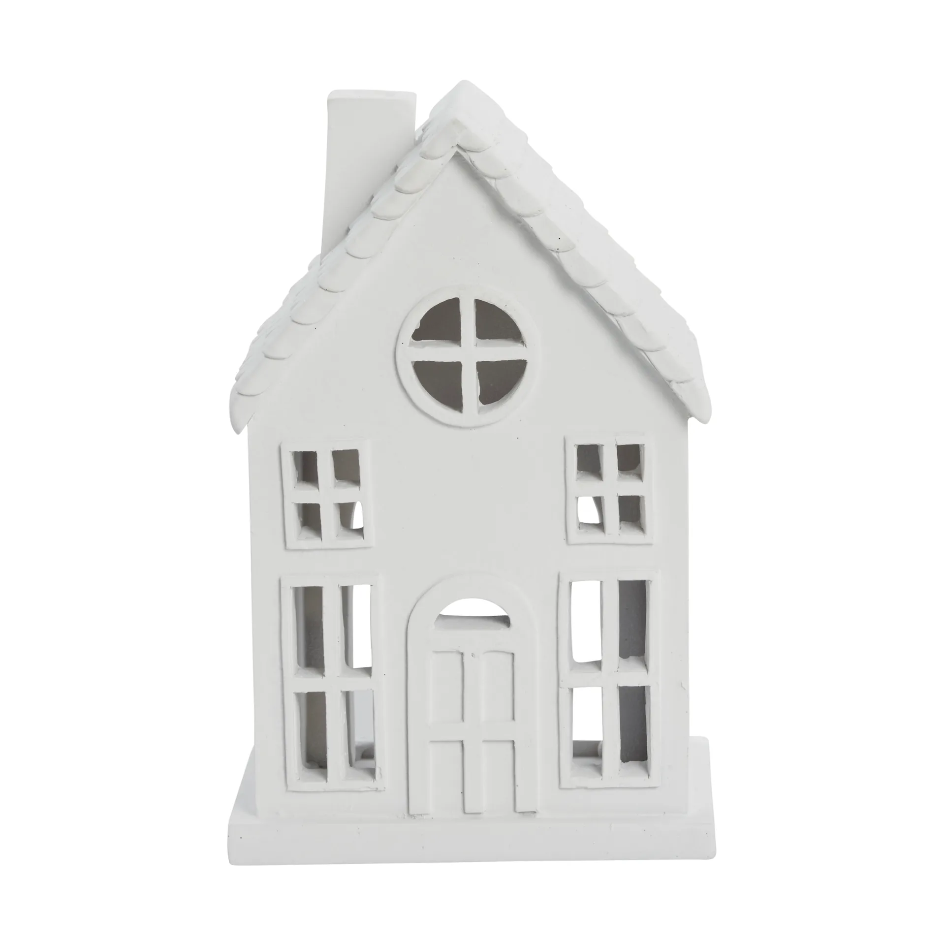 Seholia decorative house 17 cm, White Lene Bjerre