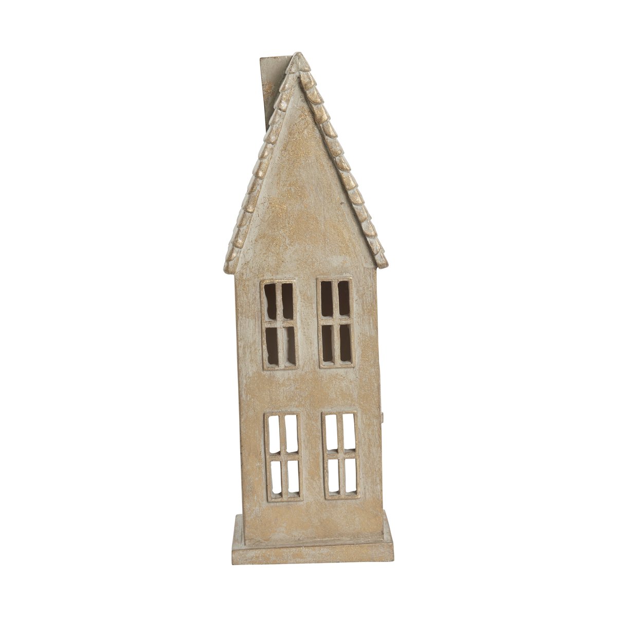 Lene Bjerre Seholia decorative house 28 cm Antique Light gold