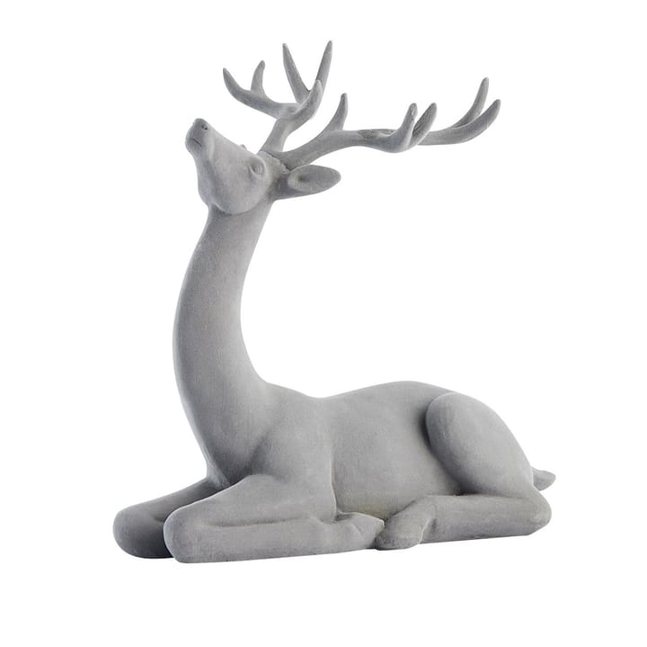Sella decoration deer 23 cm - grey - Lene Bjerre