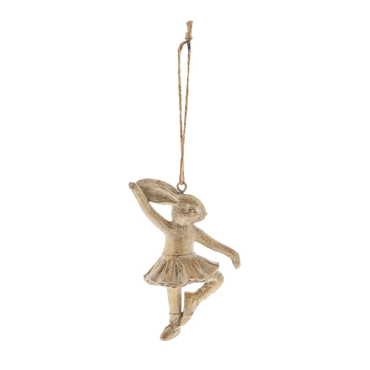 Lene Bjerre Semina Easter decoration dansing hare Light gold