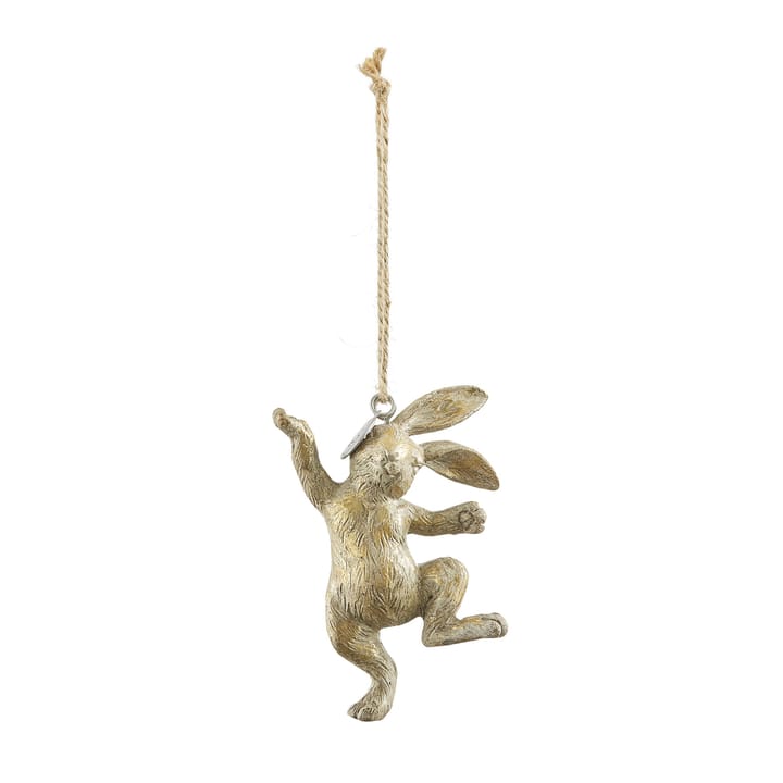 Semina Easter decoration hare 10 cm - Light gold - Lene Bjerre