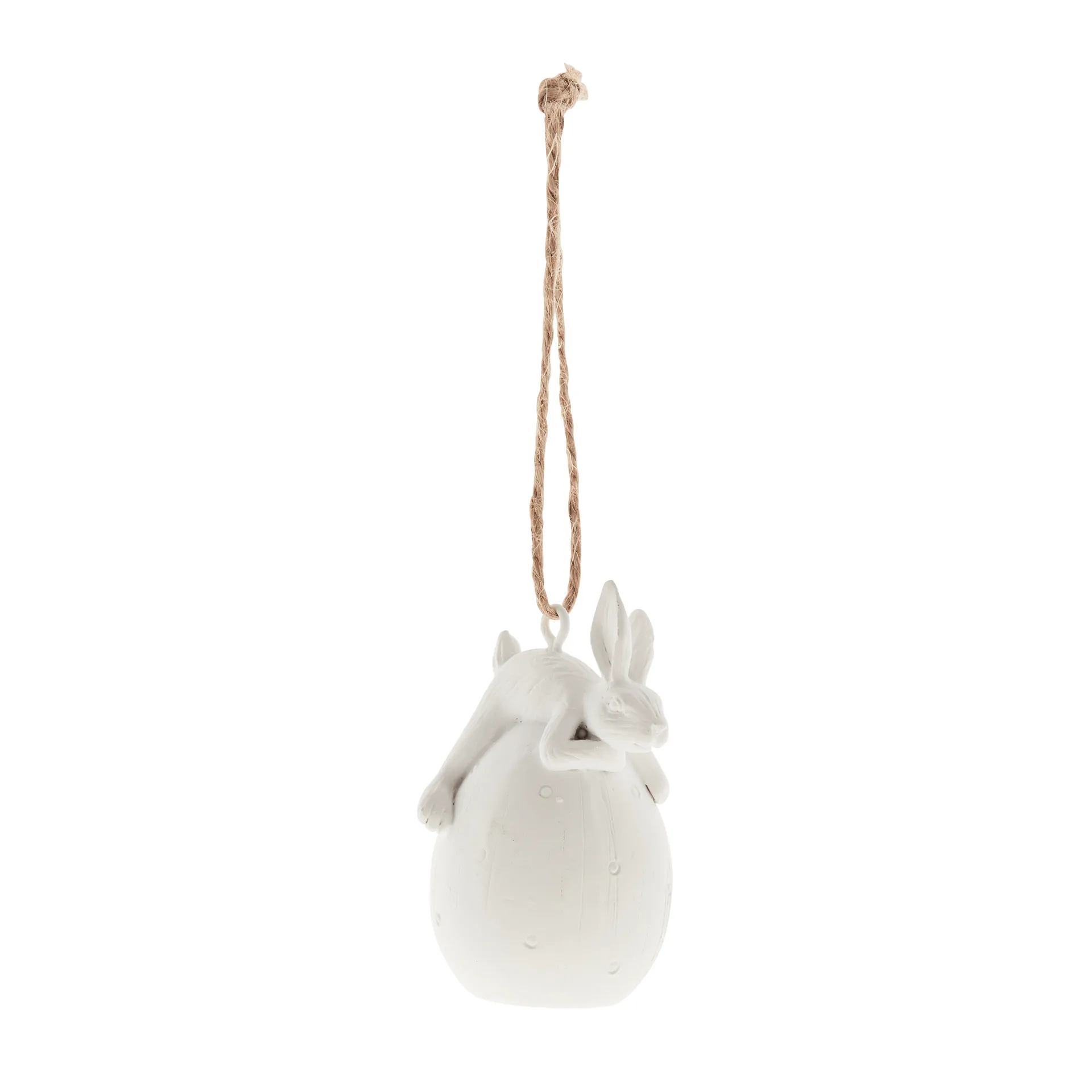 Semina Easter decoration laying hare, White Lene Bjerre