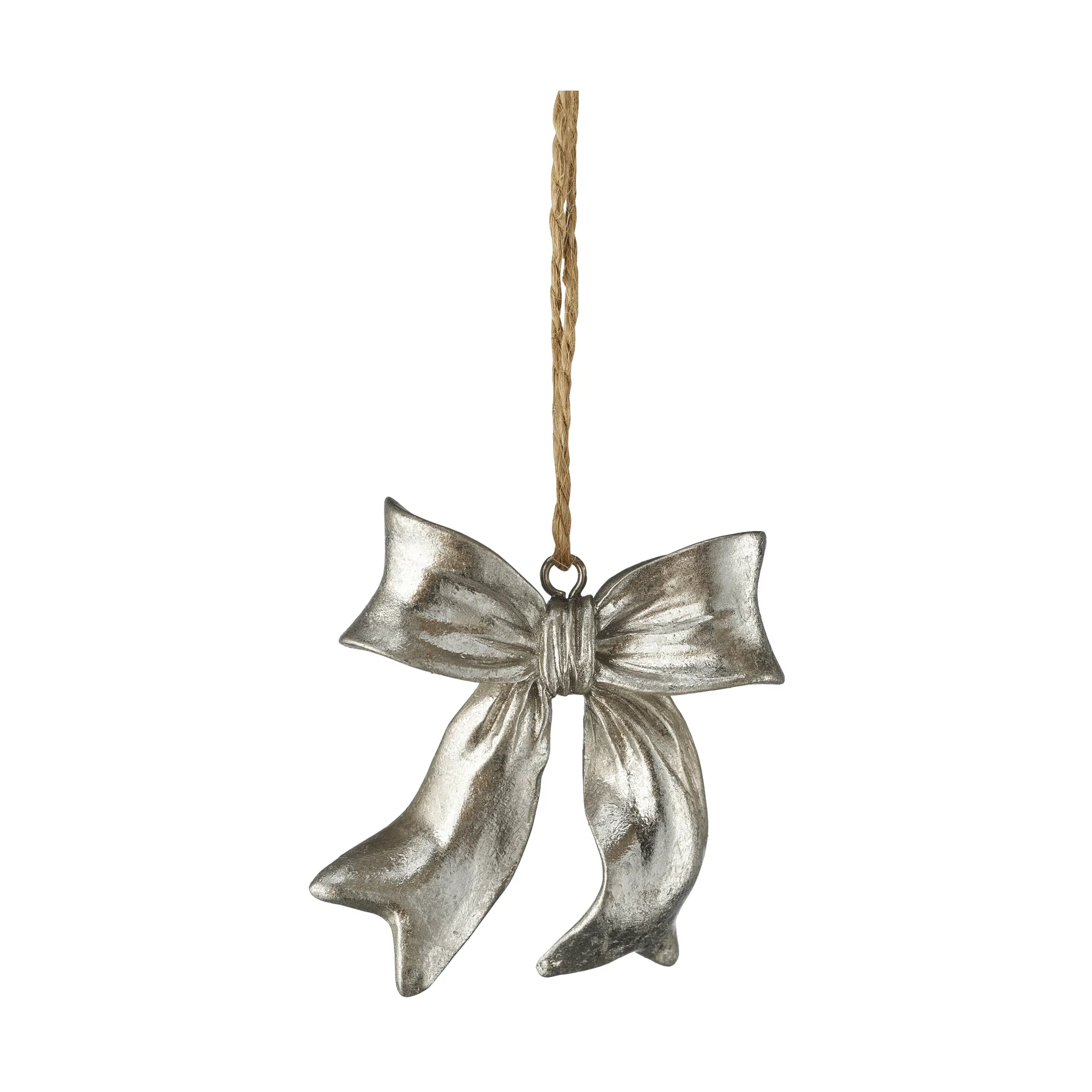 Serafina bow pendant, Silver-coloured, 6x2.5x6.7 cm Lene Bjerre