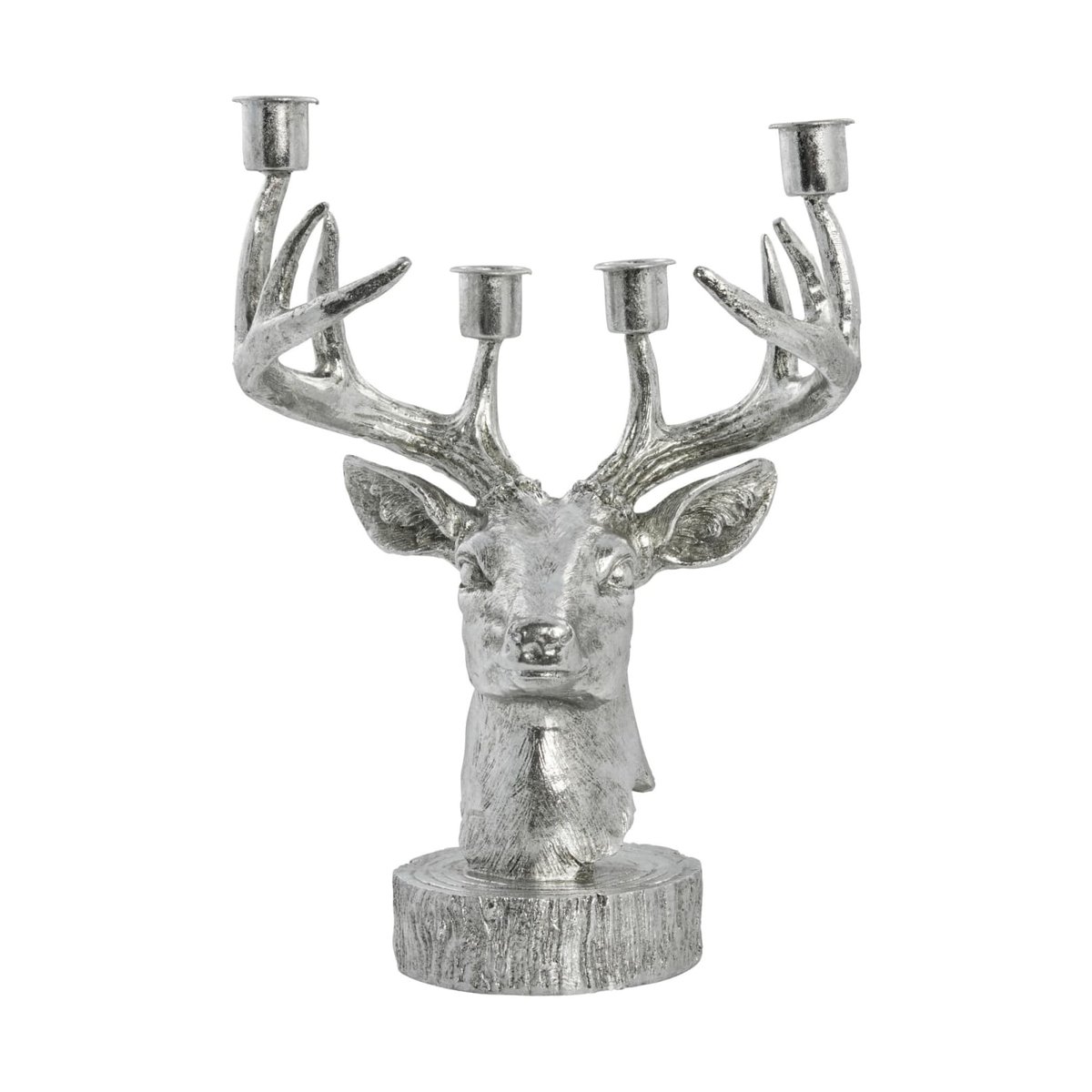 Lene Bjerre Serafina candle holder deer 31 cm Silver