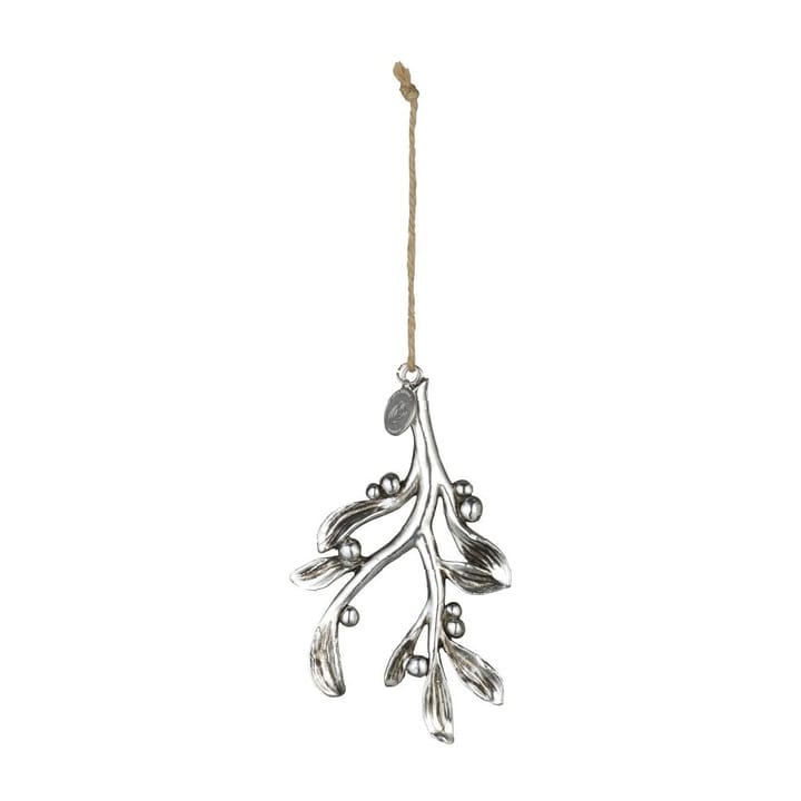 Serafina Christmas decoration mistletoe 11 cm - Antique silver - Lene Bjerre