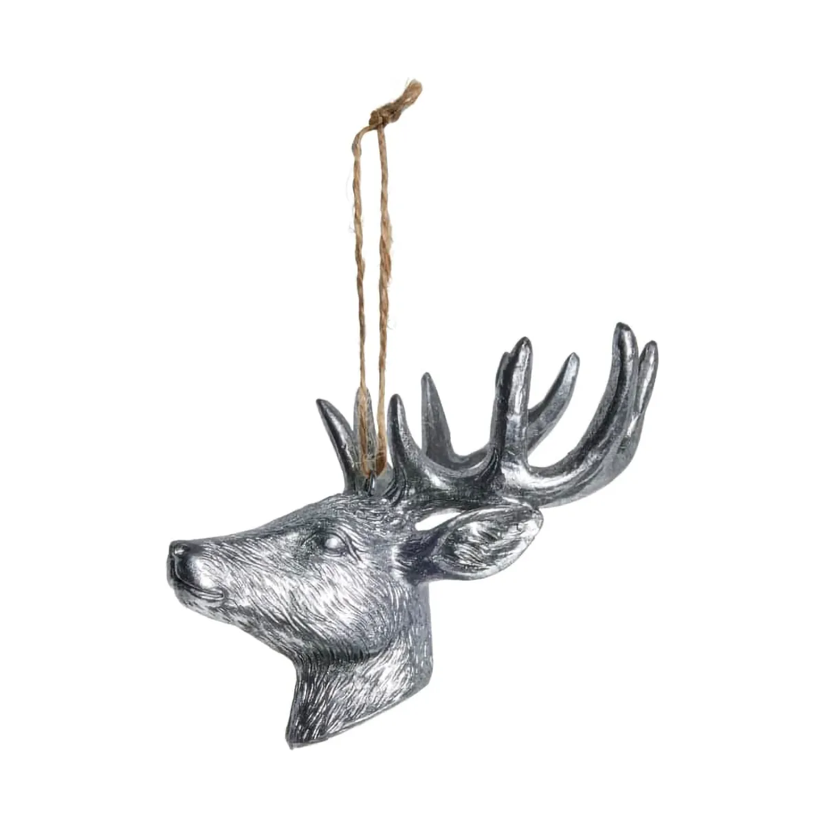 Serafina deer decoration hanger 12.5 cm, Antique silver Lene Bjerre