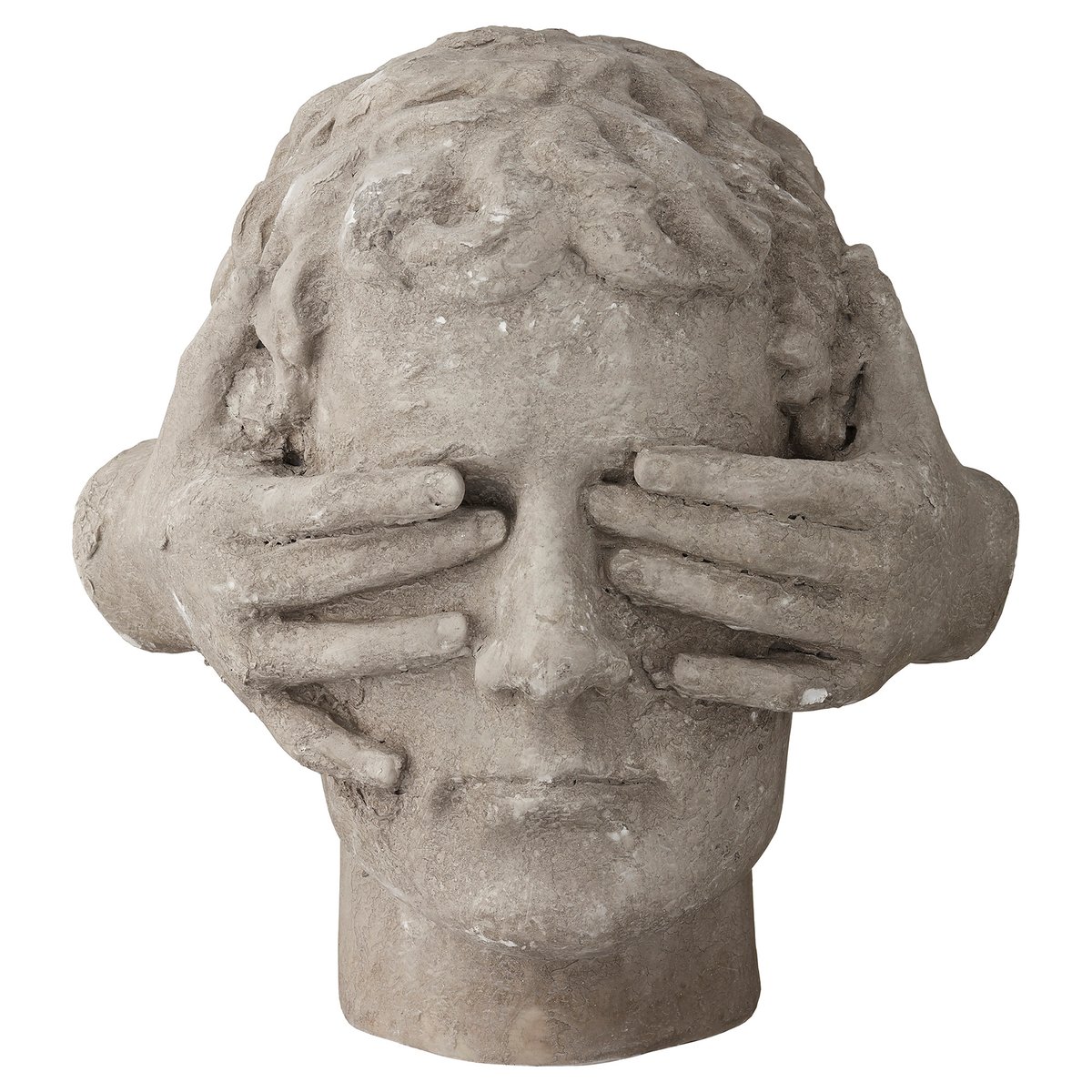 Lene Bjerre Serafina head 30 cm Monument grey (grey)