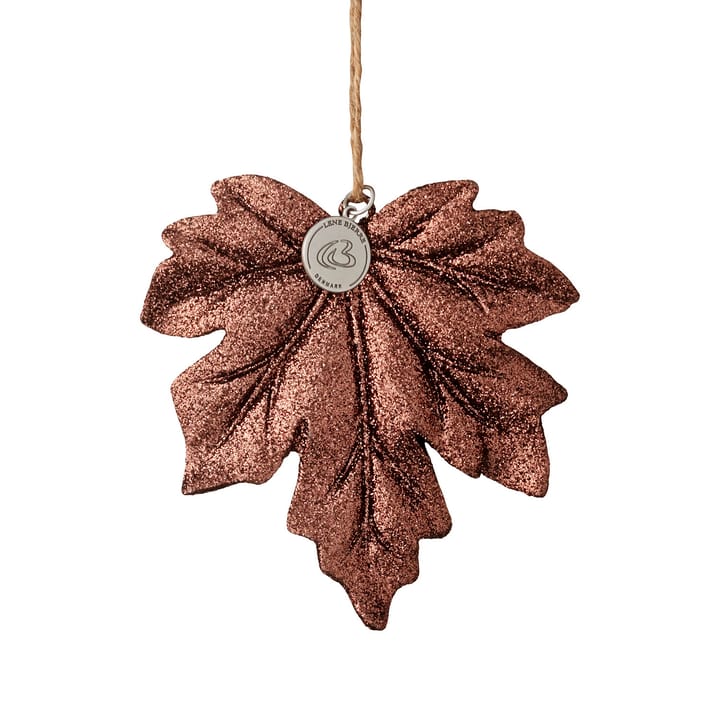 Serafina leaf ornament bronze - 9 cm - Lene Bjerre