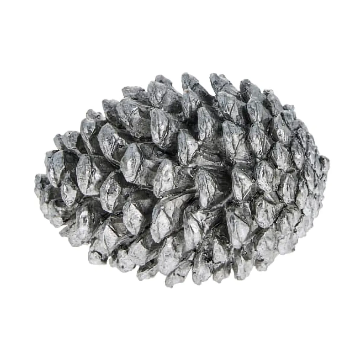 Serafina pinecone decoration 8.3 cm, Antique silver Lene Bjerre