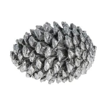 Serafina pinecone decoration 8.3 cm - Antique silver - Lene Bjerre